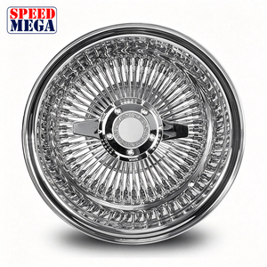 Rines de Alambre Dorados de 18 Pulgadas, Rines de Alambre Desmontables de 18 Pulgadas para Cadillac y Vogue 18x100, Sin Reseñas Aún - Product Image 5