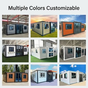 Villa Prefabricada Comercial <span class=keywords><strong>de</strong></span> Lujo <span class=keywords><strong>de</strong></span> 20 y 40 pies, Casa Contenedor Expandible con Techo a Dos Aguas y Porche para Mercados <span class=keywords><strong>de</strong></span> EE. UU. y Australia - Product Image 4