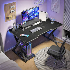 <b>Computer</b> <b>Desk</b> Modern Simple Home Office <b>Desk</b> Bedroom Gaming <b>Desk</b> Student <b>Desk</b> White X Frame Design - Product Image 2