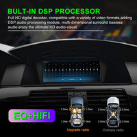 10.25 pouces pour BMW série 7 F01/F02 (2009-2012) lecteur multimédia vidéo de voiture écran tactile système Linux Radio WIFI aide à l'inversion