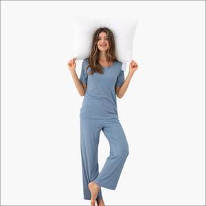 Pijamas de Bambú para Mujer al por Mayor, Conjuntos de Pijamas de Algodón, Pijamas de Bambú para Mujer, Fabricante de Ropa de Vietnam - Product Image 3