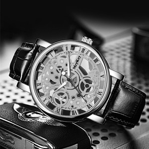 Nouvelle montre mécanique à cadran ajouré pour homme, montre à quartz avec bracelet pour homme - Product Image 1