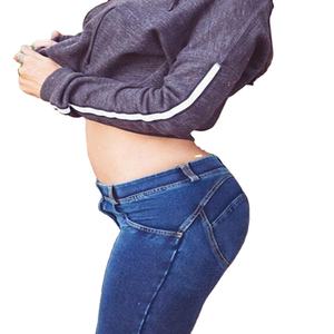 Pantalones vaqueros de realce para Fitness, mallas - Product Image 2