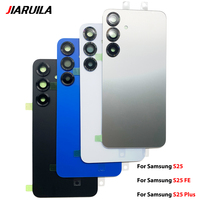 Penutup Kaca Belakang Dengan Bingkai Lensa Kamera untuk Samsung S25 FE Plus Ultra Penggantian Perbaikan Pintu Panel Belakang