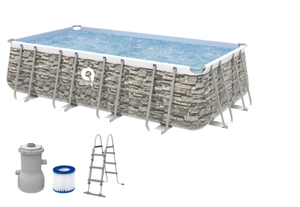Fabrication et vente en gros de piscines <span class=keywords><strong>Jilong</strong></span> Avenli avec pompe et filtre pour la famille et les enfants - Product Image 4