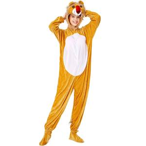 Nuevo Diseño de Disfraz de Halloween para Adultos, Mono Amarillo de Cosplay de Animales, Disfraz de Mapache - Product Image 1