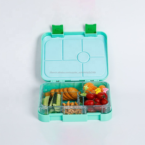 GAZ Festival cadeau Prêt à Expédier Bento Style Durable Étanche En Plastique enfants Retour à L'école 6 sections <span class=keywords><strong>Lunchbox</strong></span> - Product Image 2