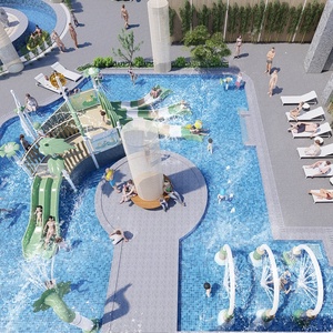 Toboggan aquatique commercial pour enfants, équipement de <span class=keywords><strong>parc</strong></span> aquatique intérieur pour centres de villégiature, hôtels et spas - Product Image 6