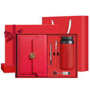 2026 Mother Day <b>Gift</b> Custom Colors Red Personalized Diary With Pen Stationery Notebook Water Bottle <b>Gift</b> <b>Box</b> - Product Image 1