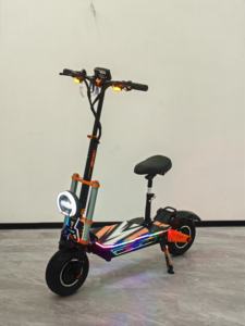 Scooter Eléctrico Boyueda M2 72v 40ah 10000w con Doble Motor, Neumáticos Todoterreno de 12 Pulgadas, Plegado Rápido, Disponible en Almacenes de la UE y EE. UU. - Product Image 4