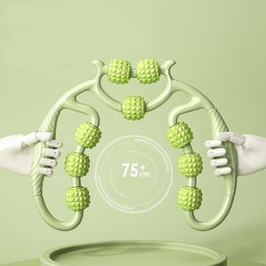 <span class=keywords><strong>Roller</strong></span> Pijat Otot Kaki Vigfit Hot Sale Tahan Lama Multi-Fungsi Yoga Latihan 9-Roda Foam <span class=keywords><strong>Roller</strong></span> untuk Unisex Home Gym - Product Image 2