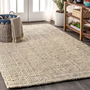 Tapis et carpettes en vente flash, 100% coton recyclé, tapis en bambou <span class=keywords><strong>noir</strong></span>, tapis shaggy, tapis à nouer à la main, style persan - Product Image 1
