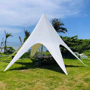 Carpa de Glamping Safari para 6-8 Personas, Tipo V Trigonal, Tela Oxford, Gran Espacio, Carpa de Camping para Verano al Aire Libre - Product Image 1