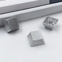 Wholesale Custom Logo Accessory Keycaps Plating Laser Keyboards Alloy Metal Keycap