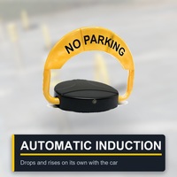 Verrou de stationnement solaire sans fil avec contrôle par application Bluetooth, verrou automatique pour espace de stationnement extérieur pour la gestion des parkings