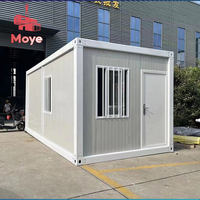 Conteneur amovible de 20 pieds Casa modulaire cabine préfabriquée panneau sandwich en acier respirant minuscule bureau petite maison sur roues
