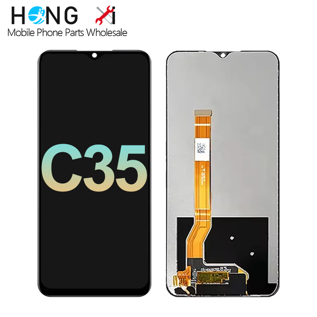 Lcd for Realme C35 Lcd with Frame for Realme C35 Display for Realme C35 Screen