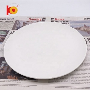 โปรโมชั่นที่มีคุณภาพสูง8นิ้วสีขาวแสงจันทร์ระเหิดจานอาหารค่ำเซรามิก - Product Image 4