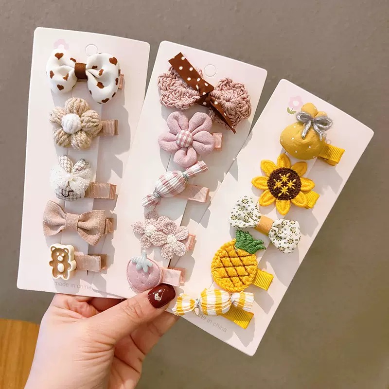 hair clip sets bow for baby