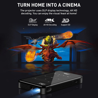 Alston — micro projecteur M6 Wifi 2.4G/5G, android, portable
