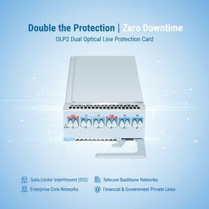 Tarjeta de Línea Óptica de Doble Canal 1+1 SinoTelecom, 12 Puertos LC/UPC para Interconexión de Centros de Datos DCI OLP2, Línea Óptica OLP - Product Image 3