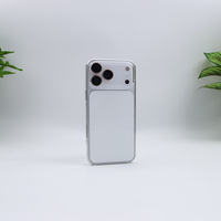 Coque de téléphone magnétique rigide avec animation pour iPhone 17 Pro, design de bouton IA, accessoire de téléphone portable pour iPhone 17 Pro Max