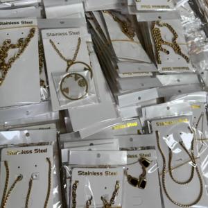 Fashion Designer Gold Plated Luxury <strong>Jewelry</strong> <strong>Sets</strong> Clover Non Tarnished CC Letter Earrings And Necklace Women's Gold <strong>Jewelry</strong> <strong>Set</strong> - Product Image 5