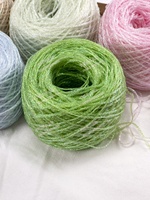 Fil spécial pour poupée en coton pur, en soie cristalline, en coton métallique/coton, fait à la main, pour le tricot et le crochet, ours violent magique, fil creux