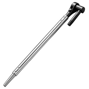Llave de trinquete de 1/2 pulgada con mandíbula ajustable, pulida, de acero al carbono 45, grado industrial, sistema de medición métrico - Product Image 1