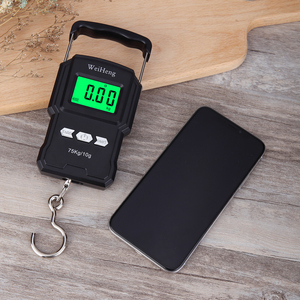 Balance de voyage numérique portable <span class=keywords><strong>rechargeable</strong></span> par <span class=keywords><strong>USB</strong></span> WH-A27 LED/LCD Capacité 75 kg 1g ABS OEM Personnalisable pour usage personnel - Product Image 4