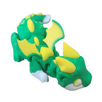 Juguete de Dragón Alado Impreso en 3D de Alta Calidad, Muñeco de Animal Adorable con Articulaciones Móviles, Estatua Decorativa
