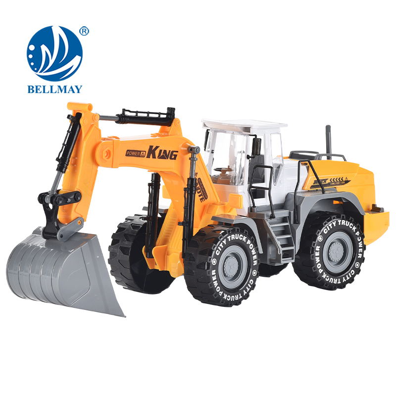Игрушка Bemay, лидер продаж, инерционный экскаватор, пластиковая игрушка, строительный экскаватор, игрушка для детей