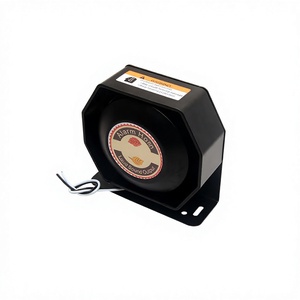 Bocina de Alarma para Vehículo, 12V, 8 Ohmios, Altavoz de Alta Potencia, Sirena Universal para Auto, Negra, Octogonal, Boca Plana - Product Image 5
