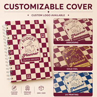 Cuaderno de Finanzas Personalizado al por Mayor, A5, Sin Fecha, con Espiral, Tapa Dura, con Registros de Gastos, Ahorros y Deudas