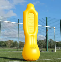 Sac de sable gonflable sur mesure pour l'entraînement au football, équipement d'entraînement portable pour les défenseurs et les gardiens de but, en PVC