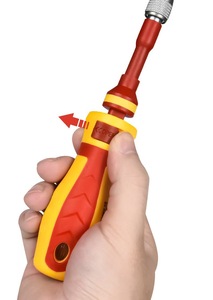 18-in-1 Multi-Function Retractable <b>Screwdriver</b> Multiple Bits Magnetic Tip Plastic Handle DIY Home Repair Tool <b>Set</b> - Product Image 3