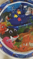 Tapis de jeu aquatique gonflable portable sur le thème de l'océan pour bébés de 3 à 24 mois