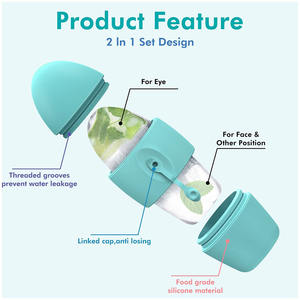 Molde de silicona para cubitos de hielo para belleza facial y terapia de frío - Bandeja reutilizable para reducción de arrugas, cuidado de la piel y alivio de lesiones - Product Image 2