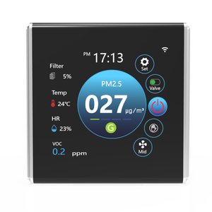 Ventilador de escape de ventilación de PVC inteligente con controlador de termostato, <span class=keywords><strong>control</strong></span> de aplicación WiFi, tipo de calefacción para el hogar o la oficina - Product Image 1