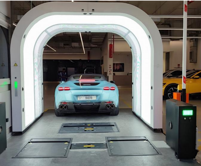 COALITION 4-in-1 AI Automated Vehicle Inspection Scanner - Drive-Thru Surface Defect Detection System
