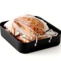 Sacs de cuisson transparents en nylon pour four, sacs de cuisson en plastique transparents pour dinde, sacs de cuisson en plastique pour four, fabriqués en Chine