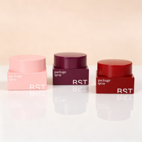 Pots de gel UV 5G personnalisés OEM/ODM, pots vides pour gel UV, conteneur cosmétique carré à marque privée, mini pot de gel à ongles haut de gamme