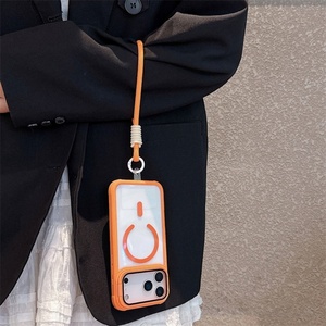 Funda Magnética de TPU de Lujo para iPhone 17 Pro Max/iPhone 17 Air con Cordón y Soporte para Lente, Cristal Magnético de Succión para Comercio Exterior - Product Image 2