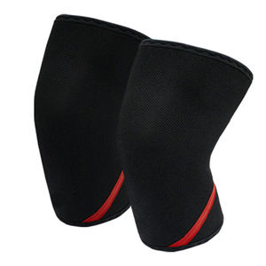 थोक शुल्क 5 मिमी नायलॉन घुटने की आस्तीन भारोत्तोलन संपीड़न घुटने का ब्रेक स्पोर्ट्स सेफ्टी गार्ड जिम पावरलिफ्टिंग - Product Image 1