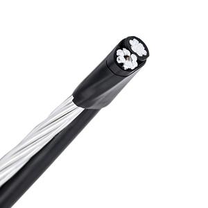 Cable dúplex de servicio de 600V de aluminio XLPE/LD(HD)PE/PVC con cable portador ACSR para proyectos rurales en Filipinas y el Sudeste Asiático - Product Image 3