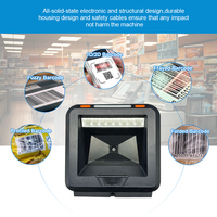 Lecteur de codes-barres vertical Rakinda RK5000 1D 2D pour tablette de bureau, lecteur de codes QR omnidirectionnel pour supermarchés