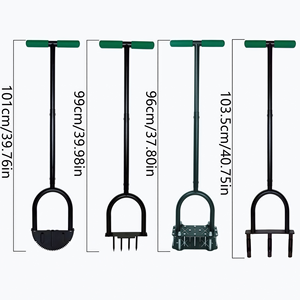 Trimming <b>Edge</b> Lawn Loosening <b>Tool</b> 3-Tine Soil Extractor 4-Prong Spring <b>Garden</b> Cultivator <b>for</b> Lawn Soil Loosening - Product Image 5