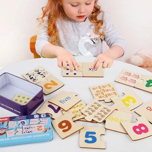 Addition Subtraction Calculation Activities Game Math Learning Self-correcting Wooden Number Puzzles with <b>Storage</b> <b>Box</b> - Product Image 6