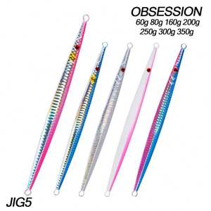J5 250G Fishing Glow Jigs <span class=keywords><strong>con</strong></span> Assist Hook Jigbait Shore Cast esche in metallo esche artificiali vendita - Product Image 2