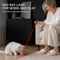 Lampe d'inspection portable rechargeable AA/LED avec laser rouge, base magnétique et clip, pour mécaniciens et maintenance